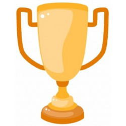 Sticker Trophée de course