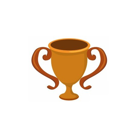 Sticker trophée de champion