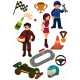 Sticker kit voiture de course
