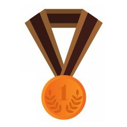 Sticker médaille de champion