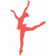 Sticker mural Danseuse aux étoiles