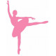 Sticker Danseuse aux étoiles