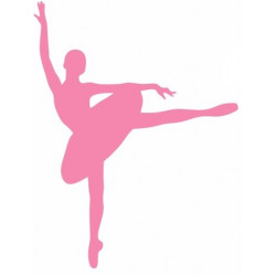 Sticker Danseuse aux étoiles