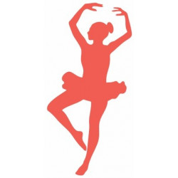 Autocollant mural Danseuse aux étoiles