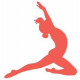 Sticker mural Danseuse deco