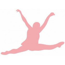 Autocollant mural Danseuse étoiles