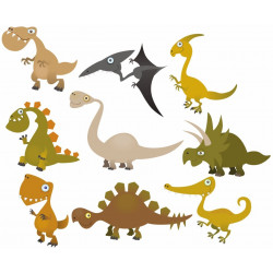 planche Sticker Dinosaure planche mural