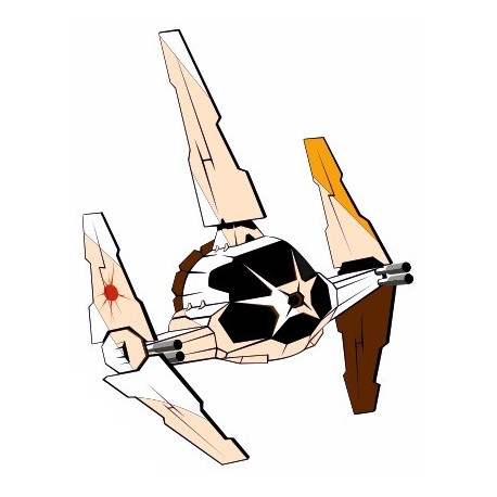 Autocollant mural vaisseau spatial