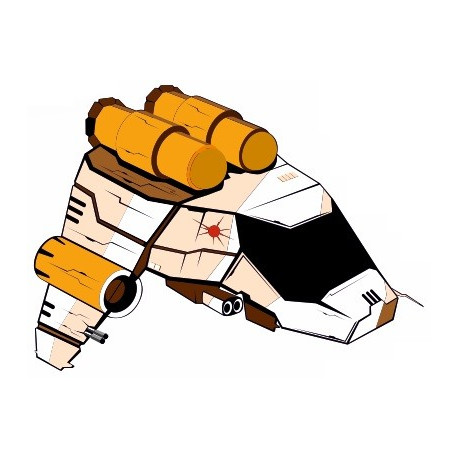 Autocollant geant spatial