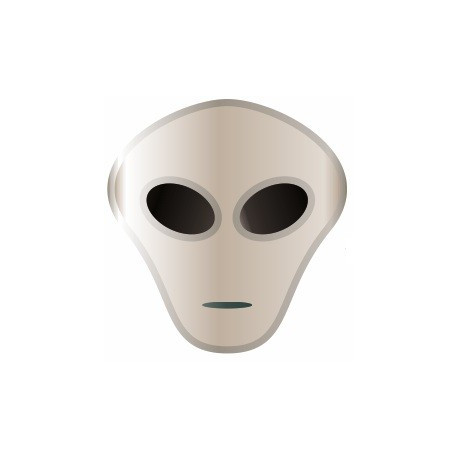 Sticker mural martien