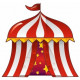Sticker mural Chapiteau de cirque