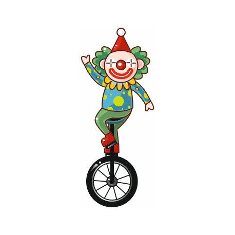 Sticker mural Clown