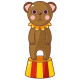Sticker ourson sur totem
