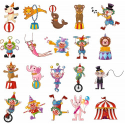 Sticker kit cirque