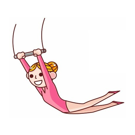 Sticker mural trapeziste