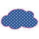 Sticker mural Nuage bleu