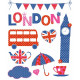 Sticker mural kit londres