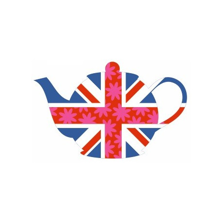 Sticker mural Theiere anglaise