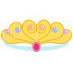 Sticker couronne perle