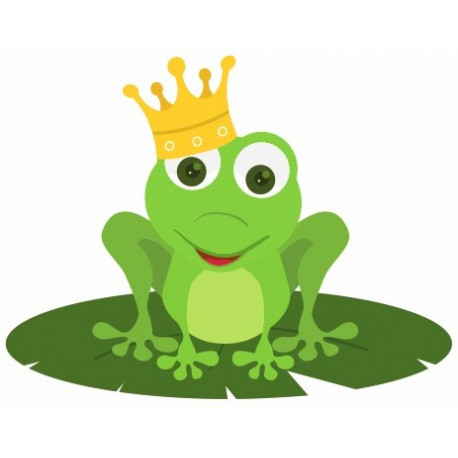 Sticker grenouille charmante