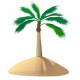 Sticker ile avec palmier