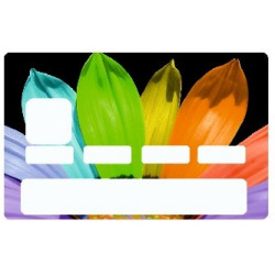 Sticker carte bancaire Fleur