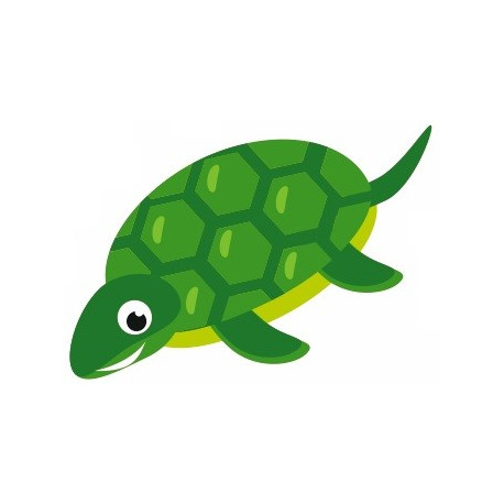 Autocollant mural tortue de mer