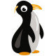 Autocollant mural pingouin