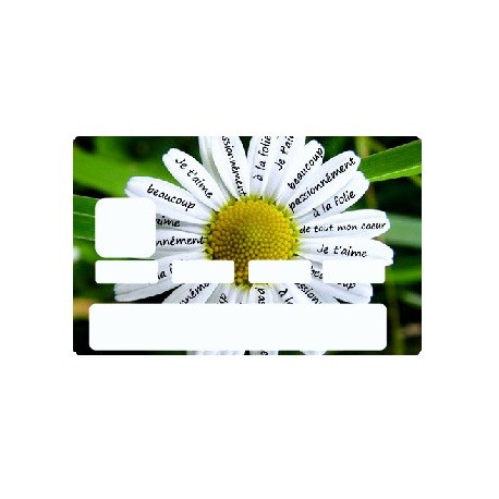 Sticker carte bancaire Paquerette