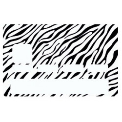 Sticker carte bancaire Zèbre