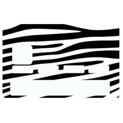 Sticker carte bancaire Zèbre