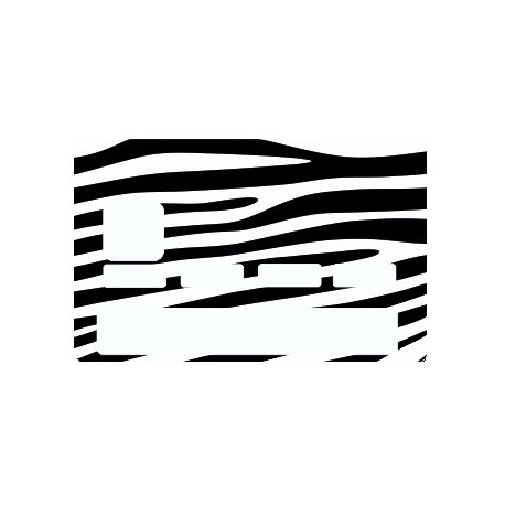 Sticker carte bancaire Zèbre