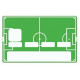 Sticker carte bancaire Stade de Foot