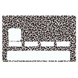 Sticker carte bancaire Leopard