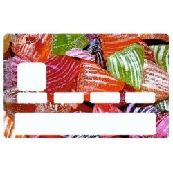 Sticker carte bancaire Bonbon