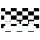 Sticker carte bancaire drapeau Damier
