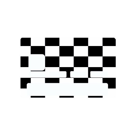 Sticker carte bancaire drapeau Damier