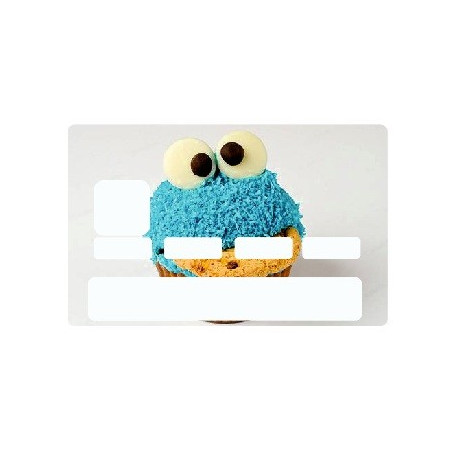 Sticker carte bancaire Cup cake