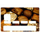 Sticker carte bancaire Chocolat