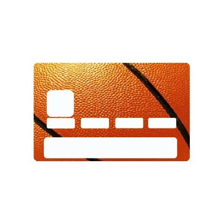 Sticker carte bancaire Basket Ballon