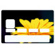 Sticker carte bancaire Fleur Jaune