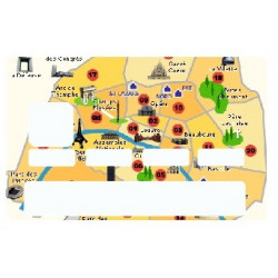 Sticker carte bancaire Plan Paris