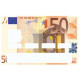 Sticker carte bancaire Billet 50 Euros