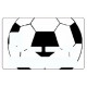 Sticker carte bancaire Foot Ballon