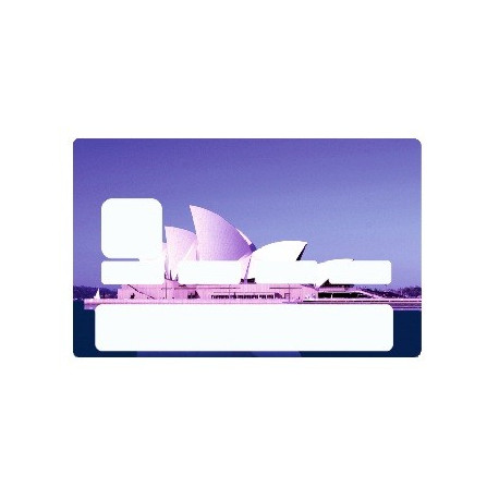 Sticker carte bancaire Sydney Opera