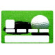 Sticker carte bancaire Golf