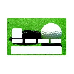 Sticker carte bancaire Golf