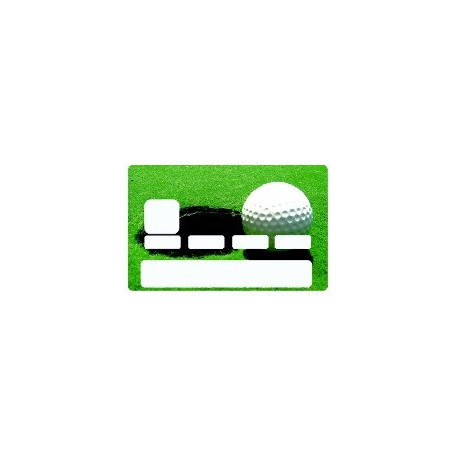 Sticker carte bancaire Golf