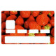 Sticker carte bancaire Fraise