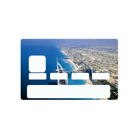 Sticker carte bancaire Dubai